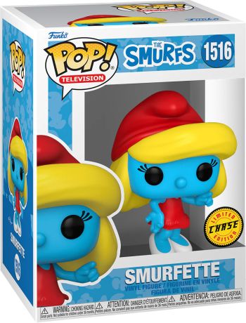 Figurine Funko Pop Les Schtroumpfs #1516 La Schtroumpfette - Robe rouge [Chase]