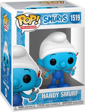 Figurine Funko Pop Les Schtroumpfs #1519 Schtroumpf Bricoleur