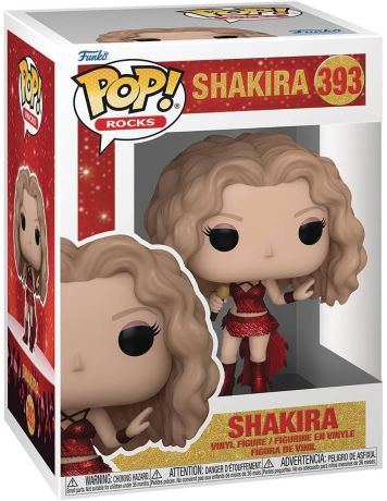 Figurine Funko Pop Shakira #393 Shakira - Super Bowl Glitter