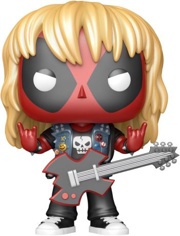 Figurine Funko Pop Deadpool [Marvel] #1343 Heavy Metal Deadpool (Métalique) - T-shirt