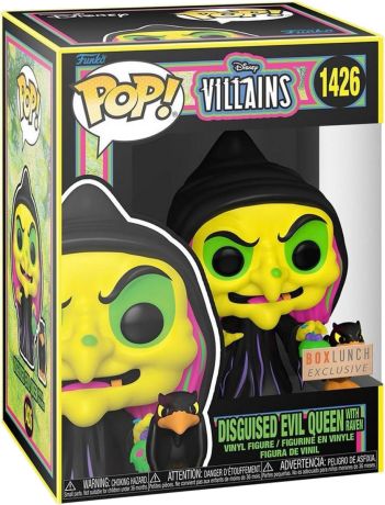 Figurine Funko Pop Disney Villains #1426 Reine Maléfique Déguisée avec Corbeau
