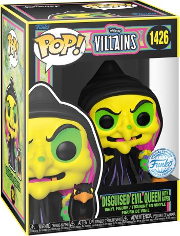 Figurine Funko Pop Disney Villains #1426 Reine Maléfique Déguisée avec Corbeau