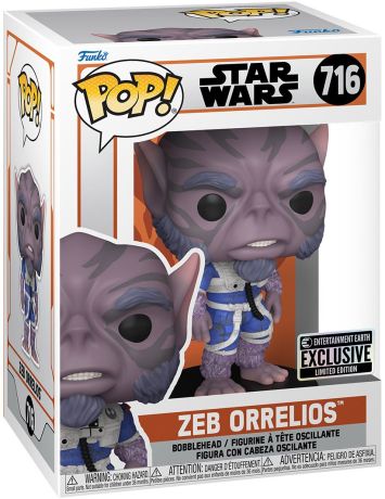 Figurine Funko Pop Star Wars : Le Mandalorien #716 Zeb Orrelios