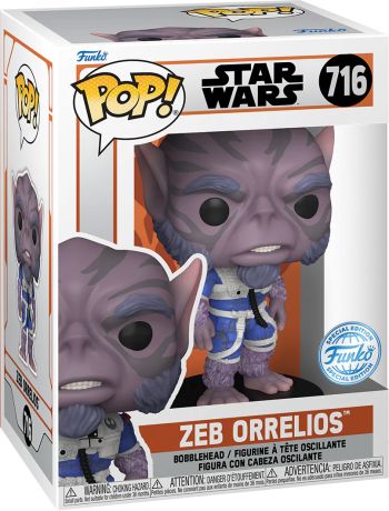 Figurine Funko Pop Star Wars : Le Mandalorien #716 Zeb Orrelios
