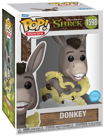 Figurine Funko Pop Shrek  #1598 L'âne - Glitter