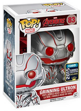 Figurine Funko Pop Avengers : L'Ère d'Ultron [Marvel] #83 Ultron Grinning