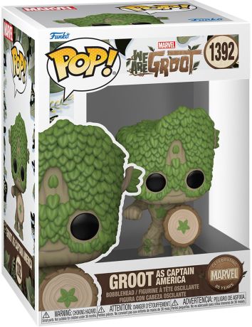Figurine Funko Pop Nous sommes Groot [Marvel] #1392 Groot en Captain America