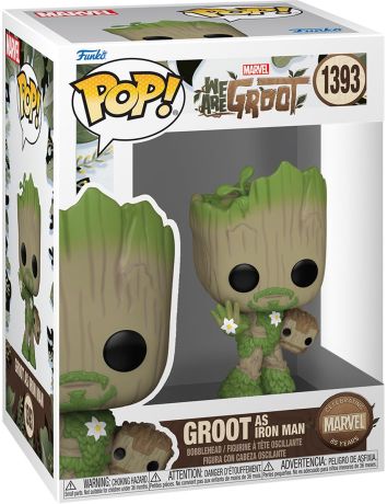 Figurine Funko Pop Nous sommes Groot [Marvel] #1393 Groot en Iron Man