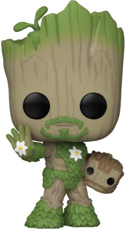 Figurine Funko Pop Nous sommes Groot [Marvel] #1393 Groot en Iron Man