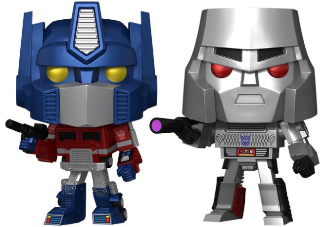 Figurine Funko Pop Transformers Optimus Prime & Megatron - Pack