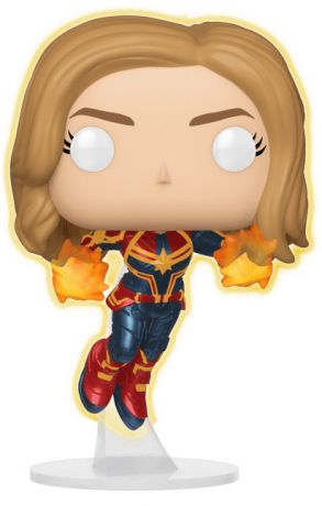 Figurine Funko Pop Captain Marvel [Marvel] #446 Captain Marvel - brillant dans le noir