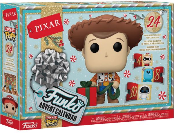 Figurine Funko Pop Pixar Calendrier de l'Avent 2024 (Pixar Funko Pop)