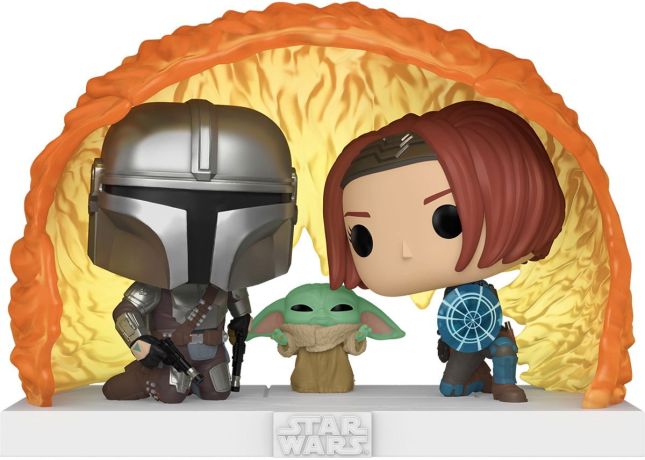 Figurine Funko Pop Star Wars : Le Mandalorien #719 Grogu Barrière de force - Moment