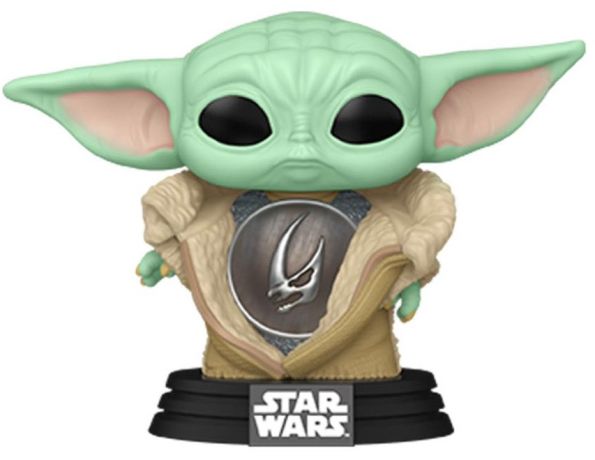 Figurine Funko Pop Star Wars : Le Mandalorien #712 Din Grogu avec Armure
