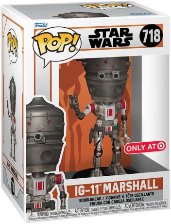 Figurine Funko Pop Star Wars : Le Mandalorien #718 IG-11 Marshall