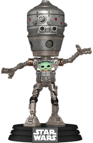Figurine Funko Pop Star Wars : Le Mandalorien #720 IG-12 avec Grogu