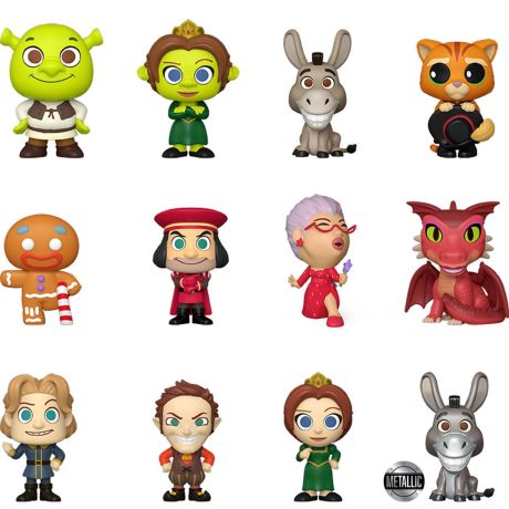 Figurine Funko Mystery Minis Shrek  Shrek - 12 Figurines