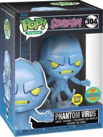 Figurine Funko Pop Scooby-Doo #304 Virus Fantôme - Digital Pop