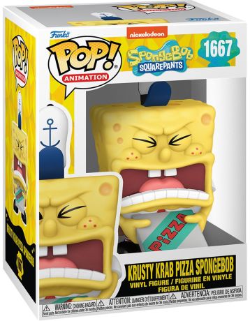 Figurine Funko Pop Bob l'Eponge #1667 Bob l'Eponge Pizza Crabe Croustillant