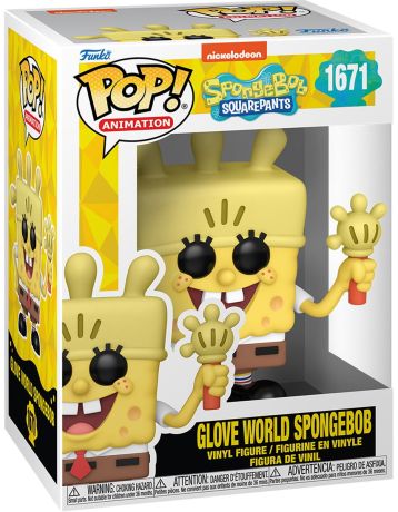 Figurine Funko Pop Bob l'Eponge #1671 Bob l'Eponge gant