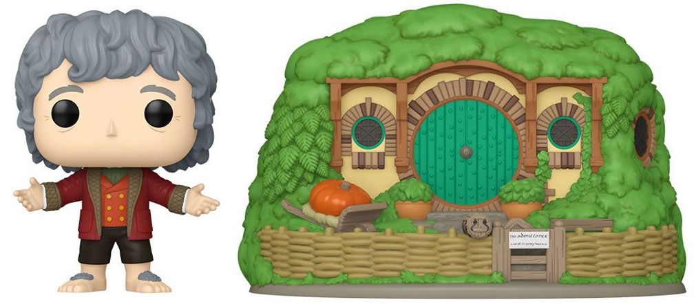 Figurine Funko Pop Le Seigneur des Anneaux #39 Bilbo Baggins avec Cul-de-Sac