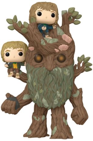 Figurine Funko Pop Le Seigneur des Anneaux #1579 Sylvebarbe avec Merry et Pippin - 15 cm