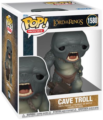 Figurine Funko Pop Le Seigneur des Anneaux #1580 Troll des Cavernes - 15 cm