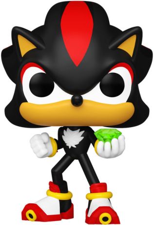 Figurine Funko Pop Sonic le Hérisson #961 Shadow avec émeraude