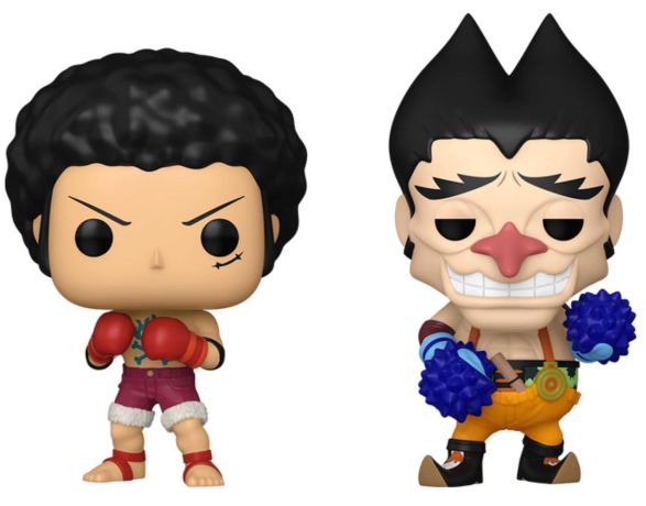 Figurine Funko Pop One Piece Luffy & Foxy - Pack