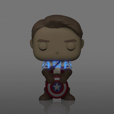 Figurine Funko Pop The Infinity Saga [Marvel] #1383 Captain America [Chase]