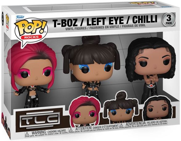 Figurine Funko Pop TLC T-Boz / Left Eye / Chilli - Pack