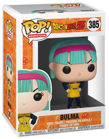 Figurine Funko Pop Dragon Ball #385 Bulma en robe jaune (DBZ)