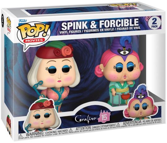Figurine Funko Pop Coraline  Spink & Forcible - Pack