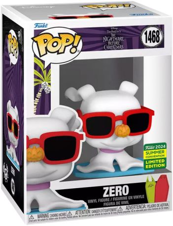 Figurine Funko Pop L'étrange Noël de M. Jack [Disney] #1468 Zero avec des lunettes de soleil