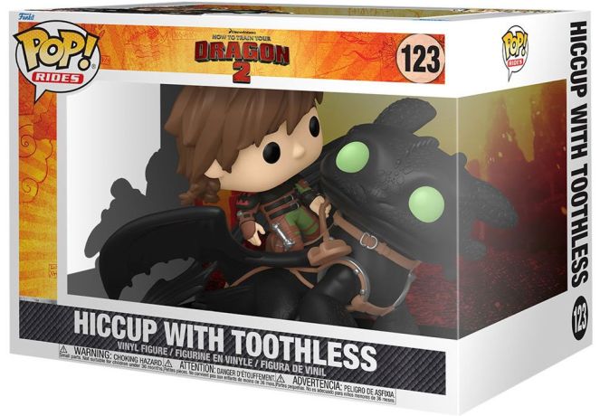 Figurine Funko Pop Dragons #123 Harrold sur Krokmou