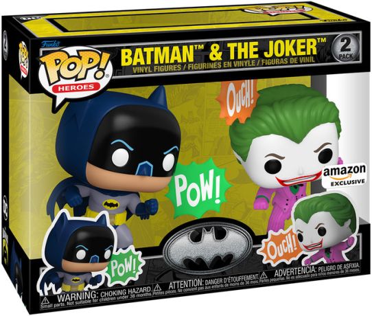 Figurine Funko Pop Batman [DC] Batman & Le Joker - Pack