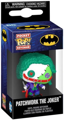 Figurine Funko Pop Batman [DC] Le Joker (Patchwork) - Porte-clés