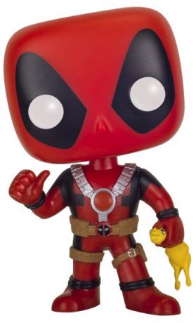 Figurine Funko Pop Deadpool [Marvel] #116 Deadpool avec un poulet en caoutchouc