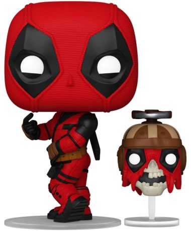 Figurine Funko Pop Deadpool & Wolverine [Marvel] #1400 Deadpool avec Headpool