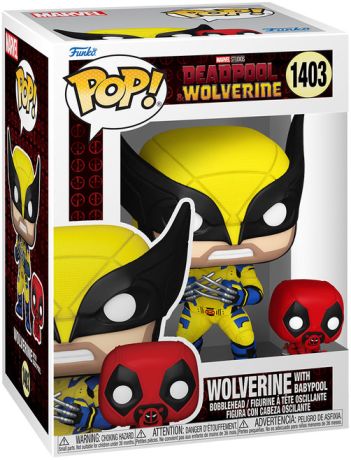 Figurine Funko Pop Deadpool & Wolverine [Marvel] #1403 Wolverine avec Babypool
