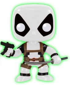 Figurine Funko Pop Marvel Comics #20 Deadpool noir et blanc - Brille dans le noir