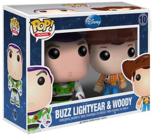 Figurine Funko Pop Disney #10 Buzz et Woody - Pack 2