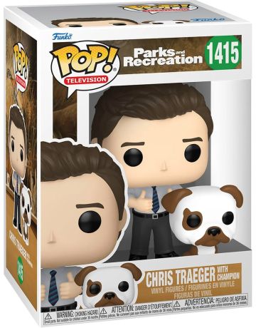Figurine Funko Pop Parcs et Loisirs #1415 Chris Traeger
