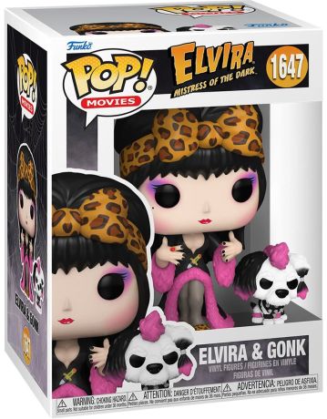 Figurine Funko Pop Elvira, Maîtresse des Ténèbres #1647 Elvira & Gonk
