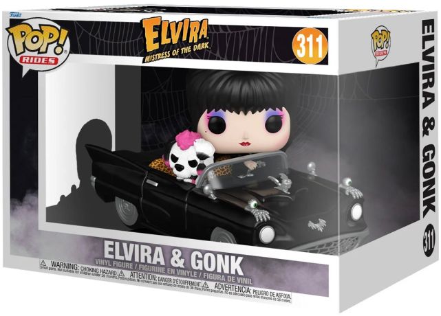 Figurine Funko Pop Elvira, Maîtresse des Ténèbres #311 Elvira & Gonk