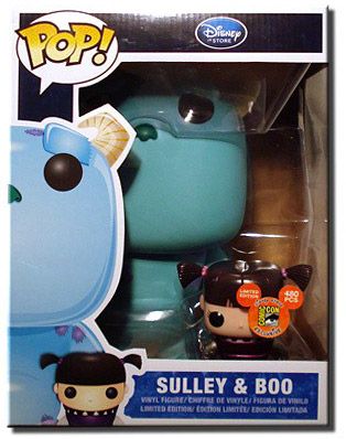 Figurine Funko Pop Disney Sulli et métallique Boo 