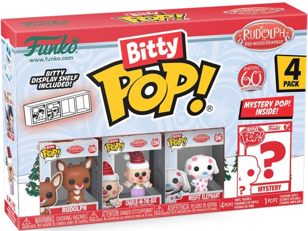 Figurine Funko Pop Rudolphe le renne au nez rouge (1964) Bitty Pop (série 3)