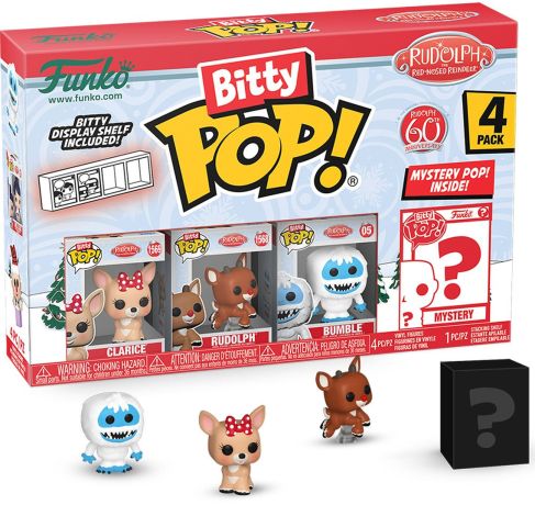 Figurine Funko Pop Rudolphe le renne au nez rouge (1964) Bitty Pop (série 2)