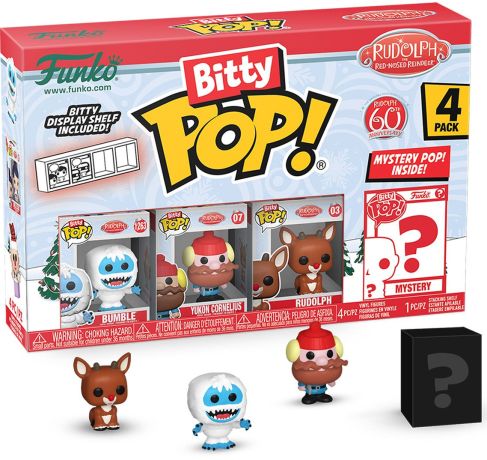 Figurine Funko Pop Rudolphe le renne au nez rouge (1964) Bitty Pop (série 1)