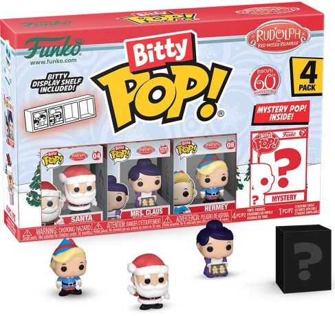 Figurine Funko Pop Rudolphe le renne au nez rouge (1964) Bitty Pop (série 4)